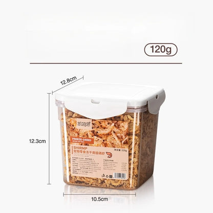 Premium Freeze-Dried Krill Cat Treats - Healthy & Nutritious Snacks for Cats Dental Health