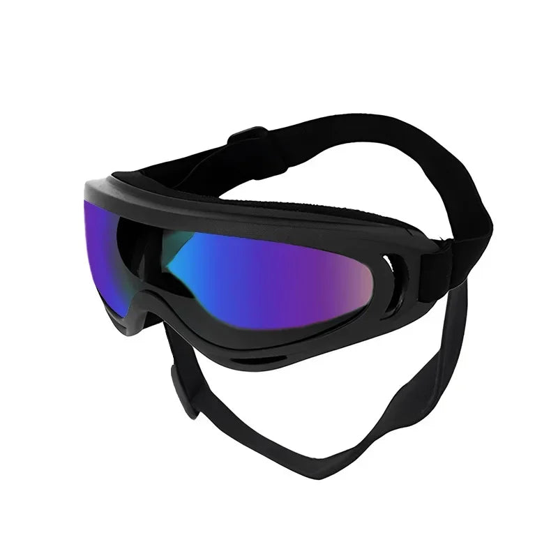 Pet Goggles, Adjustable, Anti UV Glare, Windproof Sunglasses for Dogs. Outdoor Hiking, Running, Beach. All Breeds Eye Protection, Black