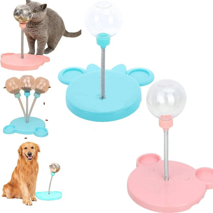 New Dispenser Ball, Dog Treat, Toy Hunting, Chasing Exercise. Cats Feeder, Leaking Snack Ball. Interactive Pet Feeder Toy