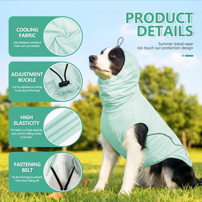 Dog Shirt, Cooling Vest. Lightweight, Breathable Dog T-Shirts. All-Season UV Protection Pet Clothes. Quick Dry, Soft, Stretchy Shirt