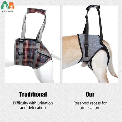 Dog Sling for Dogs.. Hind Leg Support to Help Rehabilitate The Hind Limbs of Elderly Dogs. Weak Hind Legs, Disabilities and Injuries