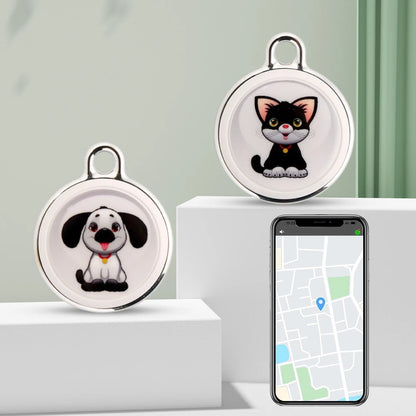 Pet Anti-Lost GPS Tracker. Bluetooth, Waterproof, Smart Locator For Cats/Dogs. Long Distance, Real-Time Tracking For Android IOS