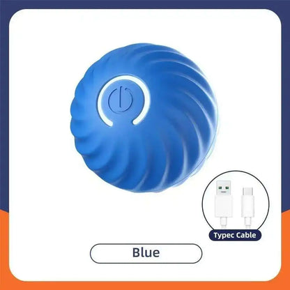 Smart Dog Interactive Toy Ball. Electronic Pet Toy Ball. USB Automatic Bouncing Rolling Toy With RGB Lights.