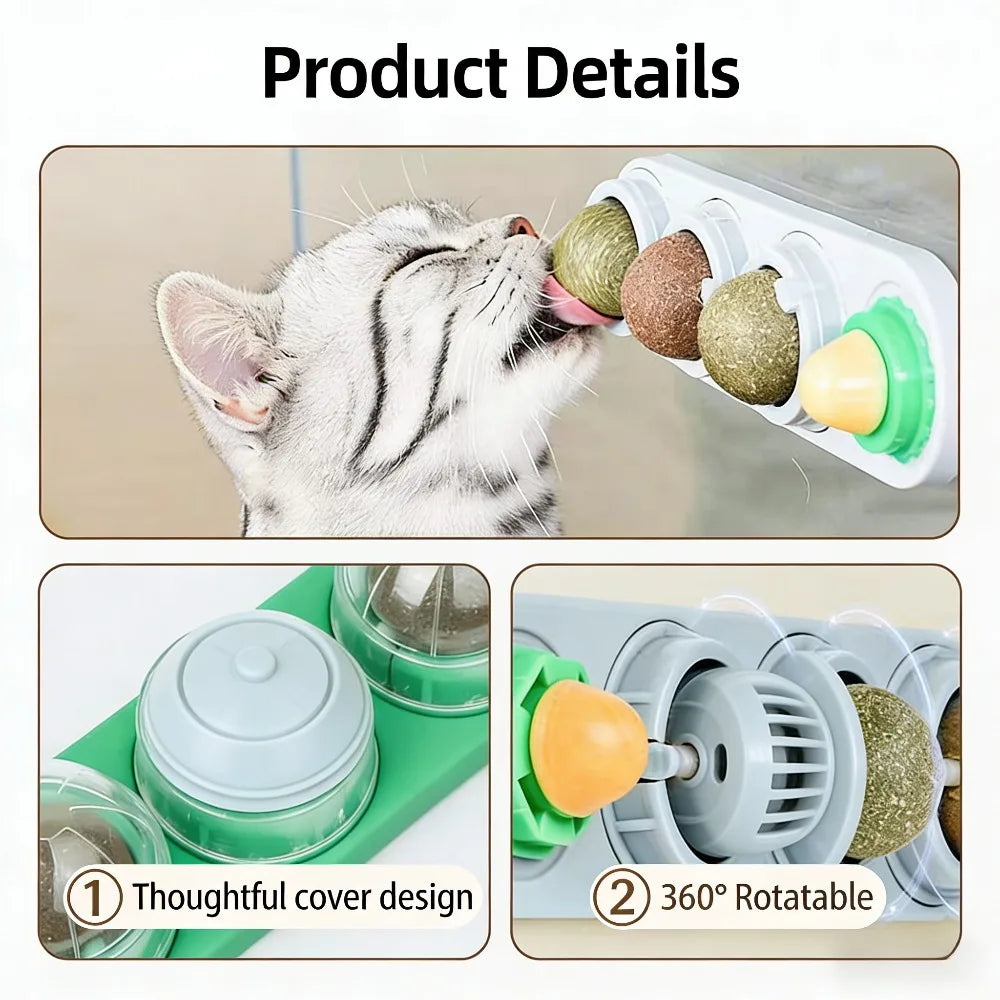 Multifunctional Cat Sugar Lickable Treats & Interactive Cat Toy | Stress Relief Pet Supplies with Assorted Flavors