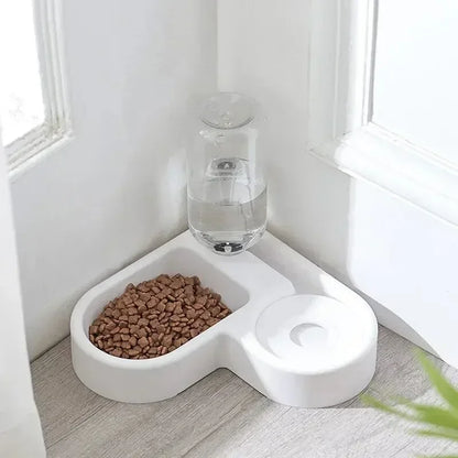 Double Dog and Cat Bowl-Pet and Food Bowl Set with Pet Feeding Bowl Suitable for Cats and Small Dogs