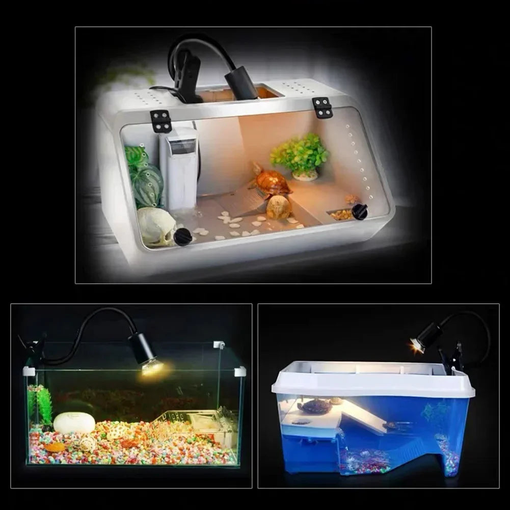 1-10PCS 25/50/75W UVA+UVB Reptile Lamp Bulb. Turtle Basking UV Light Bulbs. Heating Light ,Full Spectrum Sunlamp for Amphibians