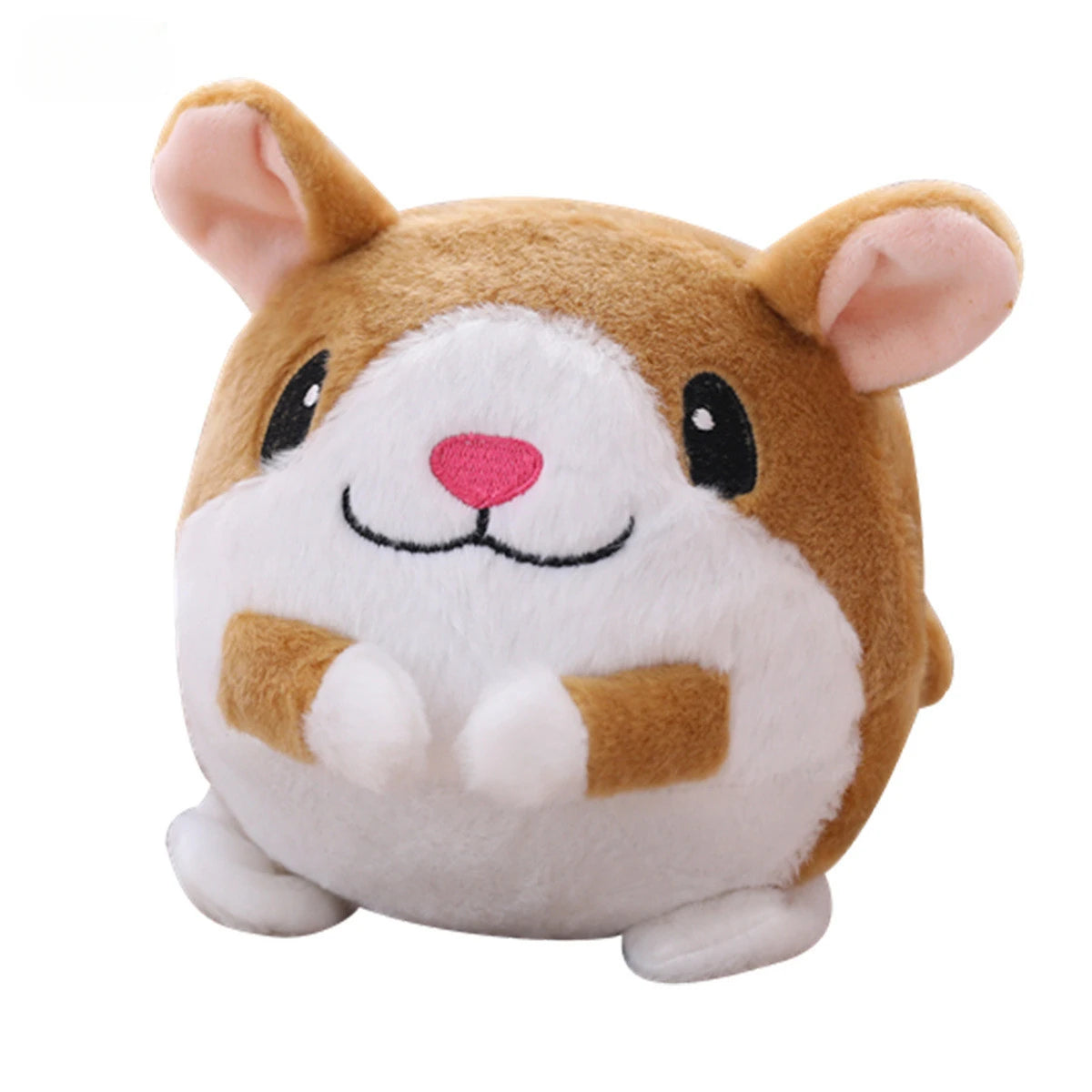 Electronic Pet Dog Toy. USB Plush Automatic Bouncing Toy. Vibration Ball. Bite Puppy Ball, Plush Sing, Chewing, Squeaker Dog Toy