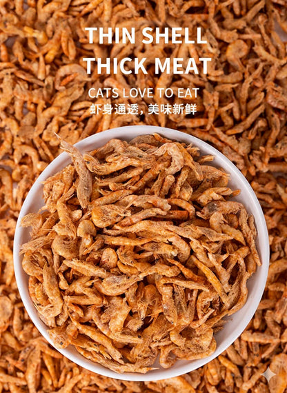 Premium Freeze-Dried Krill Cat Treats - Healthy & Nutritious Snacks for Cats Dental Health