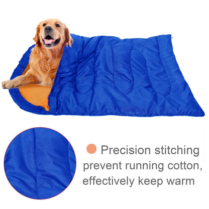 Waterproof Durable Thick Dog Sleeping Bag. Pet Bed for Indoor & Outdoor. Warm Dog House Mat. Portable Design  High-quality Material