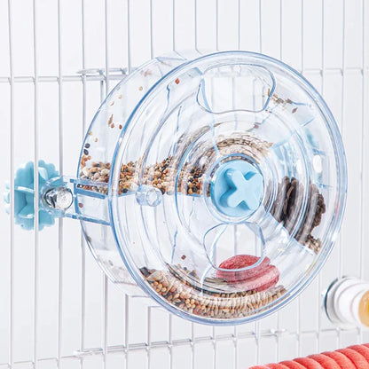 Bird Foraging Toy. Seed Food Spinning, Training, Feeding. Parrot Toy Cage Hanging Toy for Pet Budgie, Love Bird , Cockatoo and Parakeet