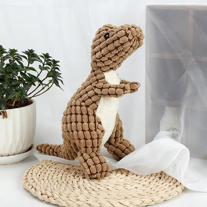 Cats and Dogs Pet Plush Dinosaur Toys. Interactive Dog Chew Toys. Plush Stuffing. Dog Toys for Small Dogs