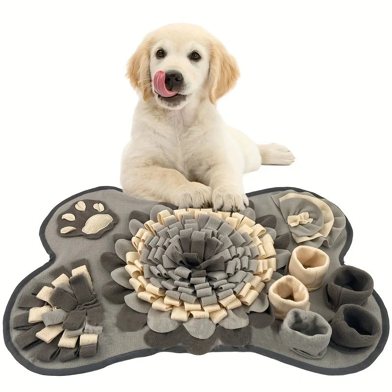 Pet Sniffing Mat For Dogs, Interactive, Durable Dog Slow Feeding Pad. Training Mat For Foraging Skills And Slow Eating