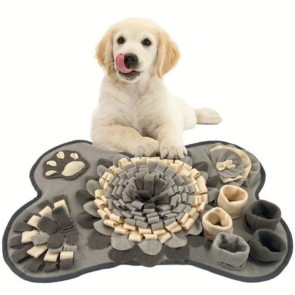 Pet Sniffing Mat For Dogs, Interactive, Durable Dog Slow Feeding Pad. Training Mat For Foraging Skills And Slow Eating