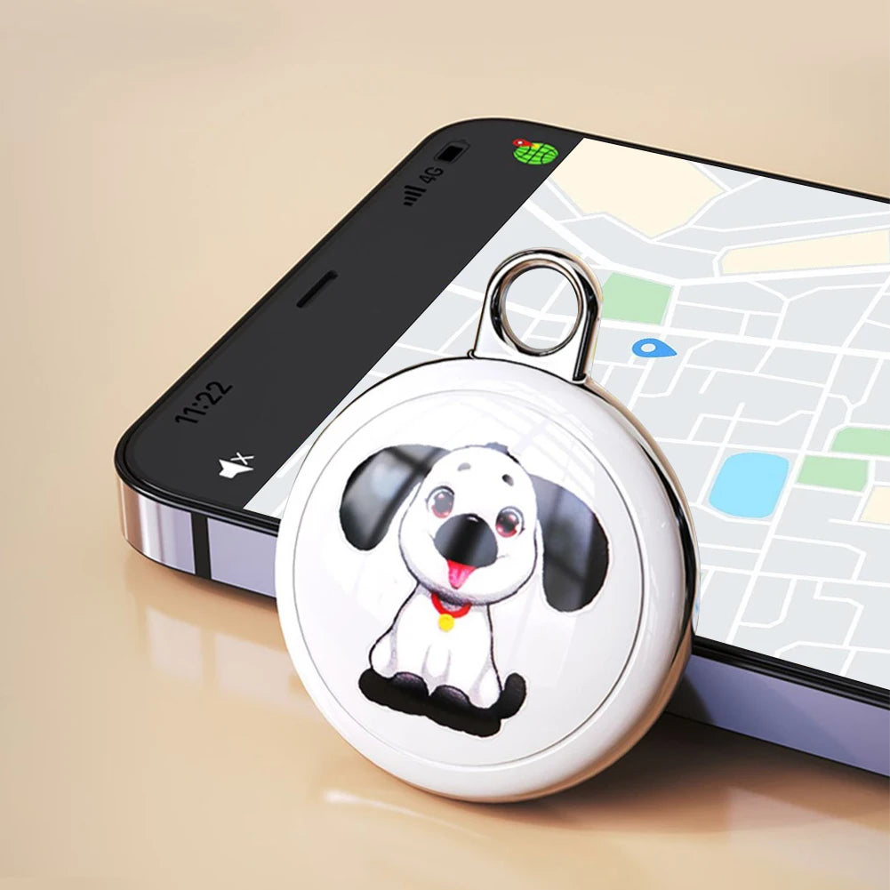 Pet Anti-Lost GPS Tracker. Bluetooth, Waterproof, Smart Locator For Cats/Dogs. Long Distance, Real-Time Tracking For Android IOS