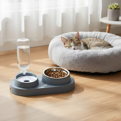 Pet Bowls. Automatic Water Dispenser Feeder. Cat/Dog Food/Water Bowl. Non-Slip Pet Feeding.
