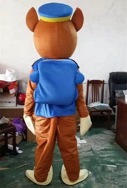 Anime Dog Mascot Costume. Walkable Cartoon Doll. Props, Halloween, Carnival, Party, Performance, Cosplay.