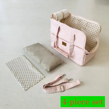 Small Dog Sling Carrier- Handheld shoulder bag. Car Seat Safe, Travel Dog Carrier Bag, Portable Carrier Bag
