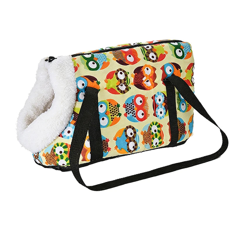 Classic Pet Carrier For Small Dogs. Cozy, Soft Puppy/Cat/Dog Bags. Backpack, Outdoor Travel Pet Sling Bag.
