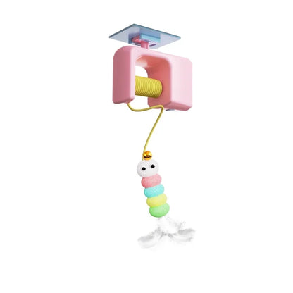 Popular new interactive electric cat toys for hanging inside doors. Automatic cat ball toys for self play.