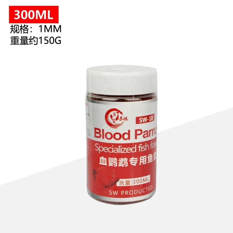Blood Parrot Fish Food. Snapper Float on Water. Intense Red Enhancing, Fast Coloring. Snapper Fish Food for Tropical Feed