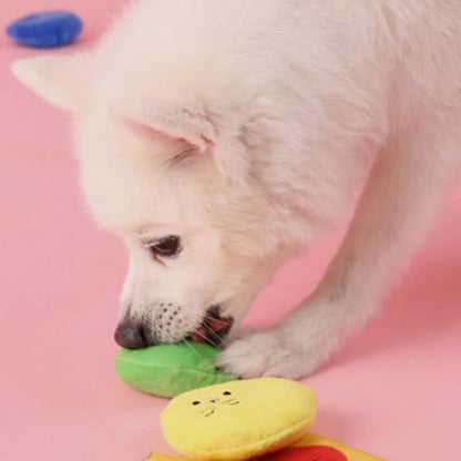 Dog Toys Encourage Natural Foraging Skills. Slow Feeder for Training and Stress Relief, Cloth Strip Hiding Food Chew Toys.