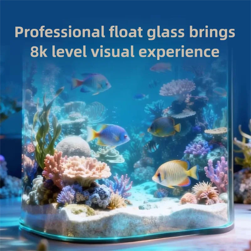 Smart Self-Cleaning Fish Tank - Medium Sized Standing Ecological Aquarium with Built-in Filtration  No Water Change Needed