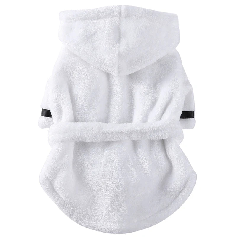 Pet Dog Bathrobe Dog Pajamas. Sleeping Clothes. Soft Pet Bath Drying Towel. Clothes for for Puppy/Dogs/Cats
