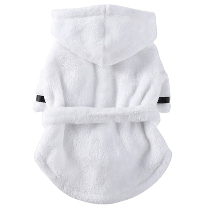Pet Dog Bathrobe Dog Pajamas. Sleeping Clothes. Soft Pet Bath Drying Towel. Clothes for for Puppy/Dogs/Cats