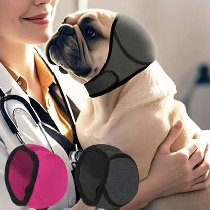 2026 New Dog Ear Muffs (Thickened) For Noise LIke Fireworks, Thunder and Vacuum.  Bath and Swimming - Waterproof Protection With Elastic Calming Hoodie, Grooming
