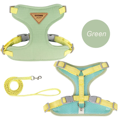 Cat/Puppy Outdoor Walking Supplies. Fashion Pet Harness and Leash Set for Small Dogs/Cats. Breathable, Durable Kitten Harnesses