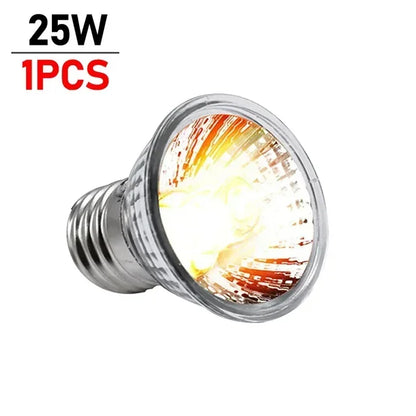 1-10PCS 25/50/75W UVA+UVB Reptile Lamp Bulb. Turtle Basking UV Light Bulbs. Heating Light ,Full Spectrum Sunlamp for Amphibians