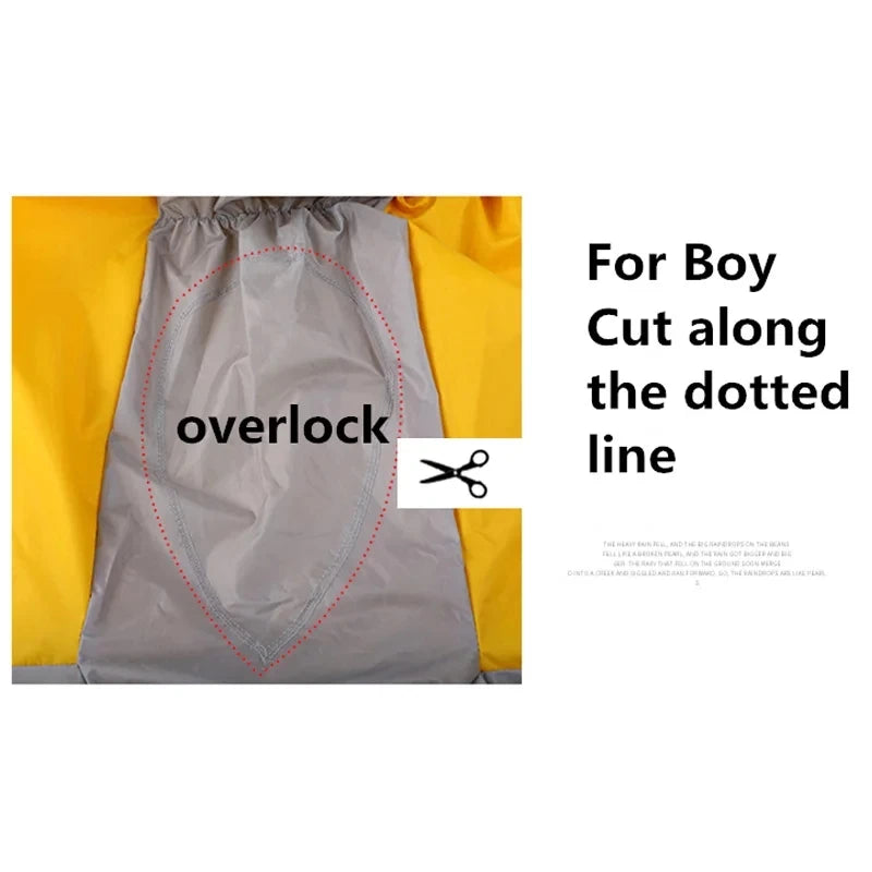 Waterproof Raincoat For Dogs. Suits, Dot Rain Cape For Medium/Big Dogs. Hooded Jacket/Poncho. Pet Rain Coat
