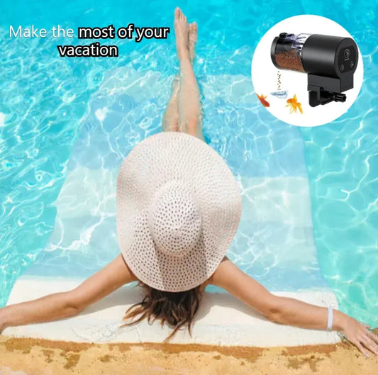 Fish Tank Supplies. Fish Food Dispenser, Automatic Feeder Aquarium Accessories.