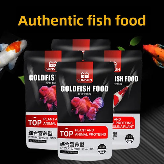 SUNSUN Koi Ornamental Fish, Goldfish Feed. High Spirulina Color Enhancing Fish Food