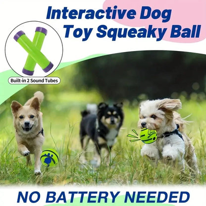 Funny Interactive Giggle Ball - Balls for Dog IQ Training, Pet Interactive Toy, Stimulating Play, Mental Stimulation, and Exercise