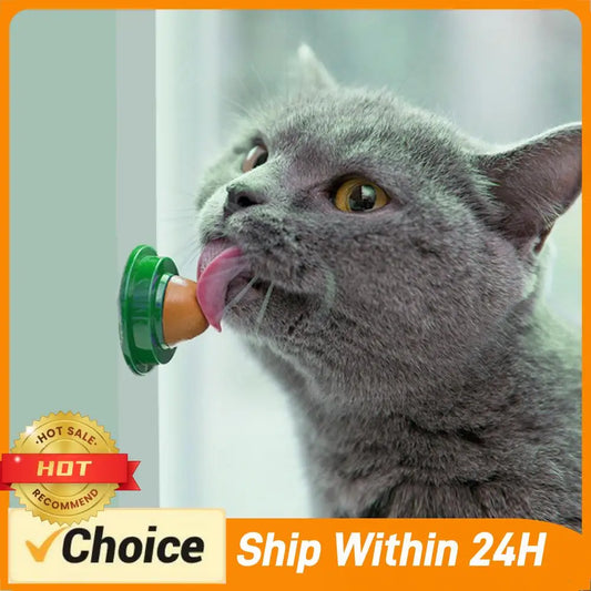 5/10Pcs Catnip Wall Ball. Cat Nip Treats. Lickable Pet Catnip. Candy Ball for Help with Digestion