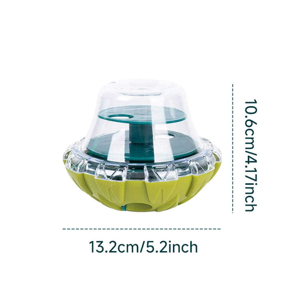 Dog Fun Bowl. Feeding Toys for Dog/Cat. Shaking Leakage Food Ball Food Dispenser. Tumbler Feeder Pet Interactive Toys.
