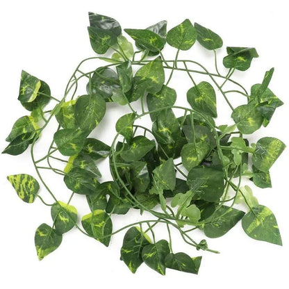 Artificial Reptile Vines. Flexible Fake Hanging Plants for Lizard, Chameleon, Gecko & Snake Climbing Terrarium Decor Habitat