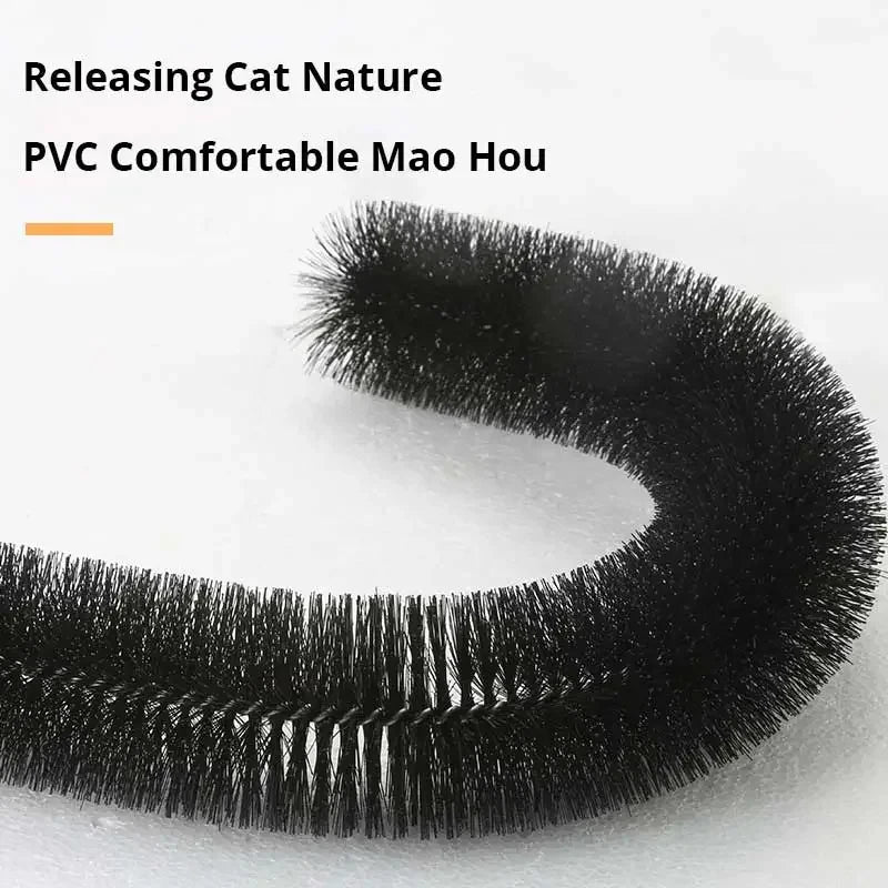 Cat Toy Arch. Self Groome, Pamper Feline with A Massage. Grooming /Rubbing Brush with Scratching Pad . Toy for Cats. Interactive Toys