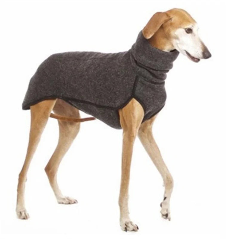 Jumper Sweater. Medium/ Big Dog. Great Dane, Greyhound, Pitbull Clothing. Dog Winter Coat. High Collar Jacket