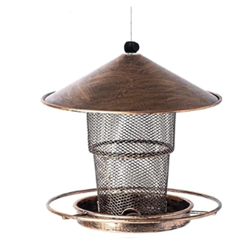 Bird Feeder. Large Capacity, Squirrel Proof. Heavy Duty Metal Bird Feeders for Outside
