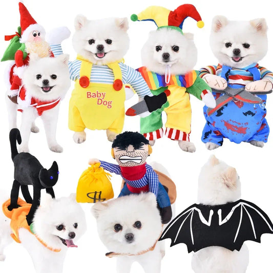 Halloween Dog Costumes. Transformation Outfit. Halloween Dog/Cat Two Legged Costume