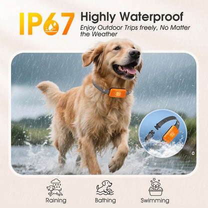 Dog Bark Collar for Large Medium Small Dogs, Rechargeable.