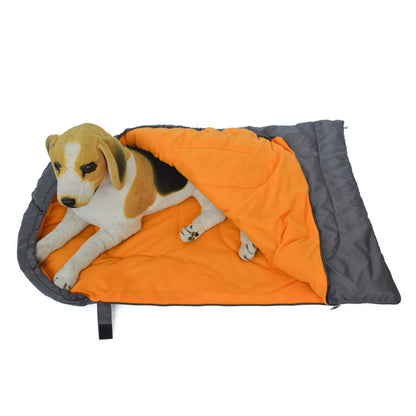 Waterproof Durable Thick Dog Sleeping Bag. Pet Bed for Indoor & Outdoor. Warm Dog House Mat. Portable Design  High-quality Material