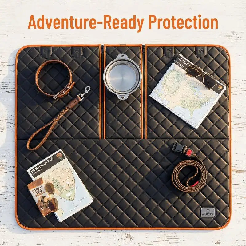 Car Seat Pet Cover for Dogs/Cats. Waterproof, Nonslip Mat. Heavy Duty Protector for Outdoor Travel