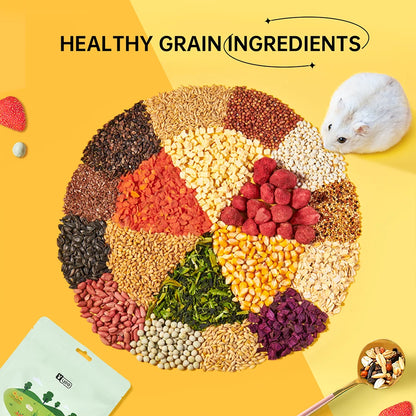 Hamster Food Grain Feed. Factory Wholesale. Golden Bear Hamster Nutritional Feed Molar Grain.