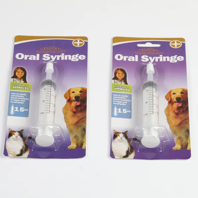 Pet Push Tube Medicine Dispenser for Dogs and Cats. Universal for Feeding Medicine to Dogs and Cats