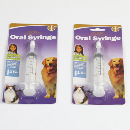 Pet Push Tube Medicine Dispenser for Dogs and Cats. Universal for Feeding Medicine to Dogs and Cats