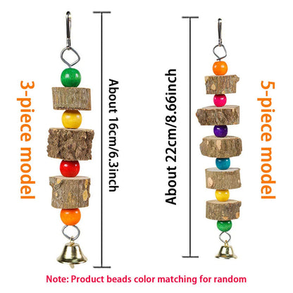 Bird Chew Toys, Natural Wood Toys. Wooden Parrot Chew Toy. Bird Cage Decoration.  Parrot and Cockatiels