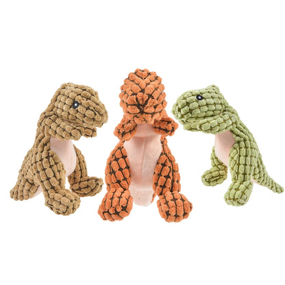 Cats and Dogs Pet Plush Dinosaur Toys. Interactive Dog Chew Toys. Plush Stuffing. Dog Toys for Small Dogs
